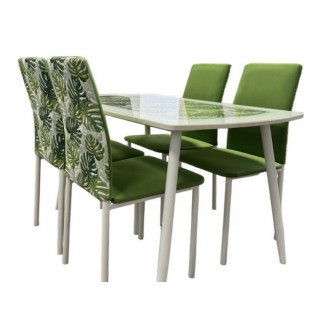 Обеденная группа "Стол Иния + 4 стула МИС 2"